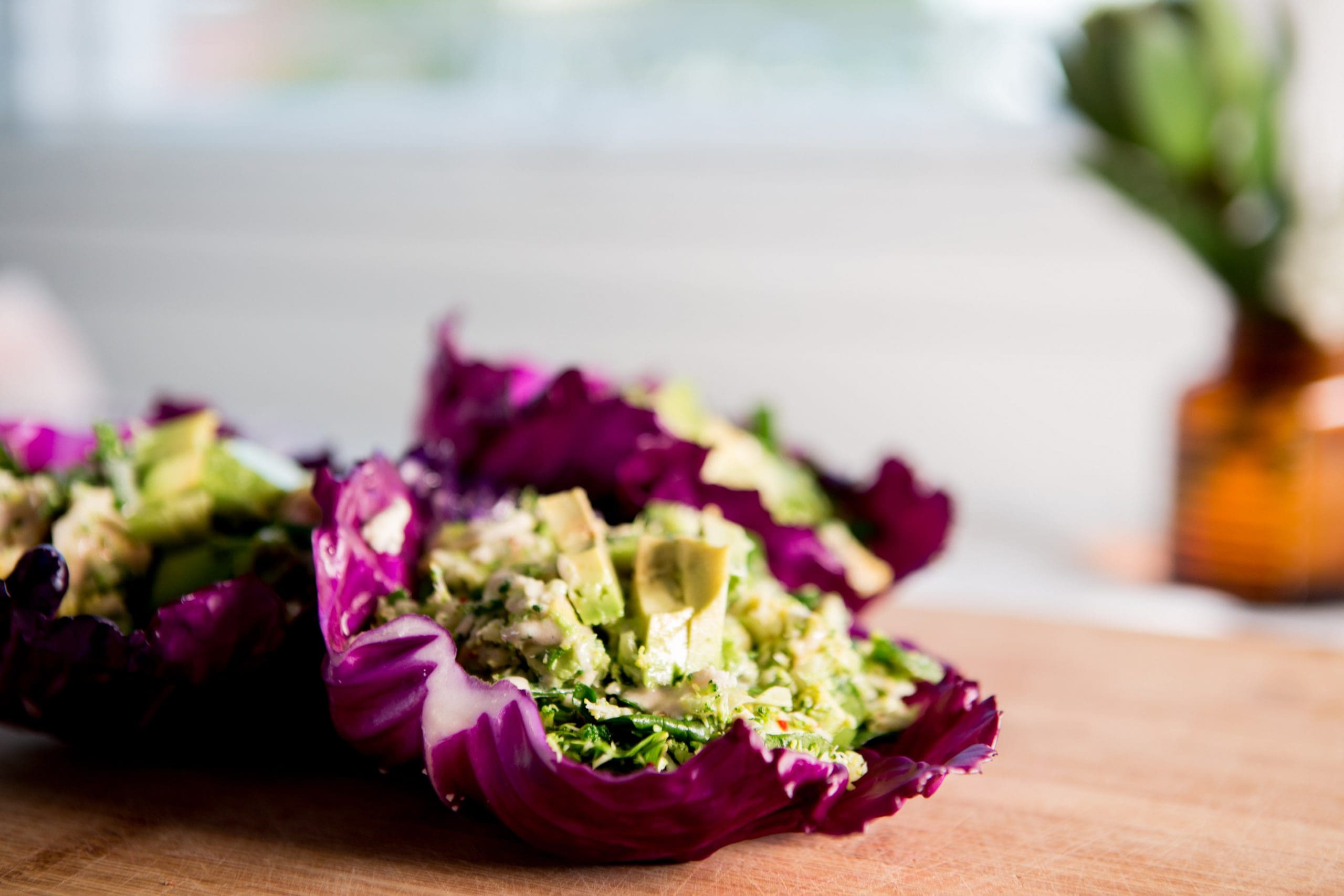 Chicken &amp; Broccoli Cabbage Wraps - Natalie Brady