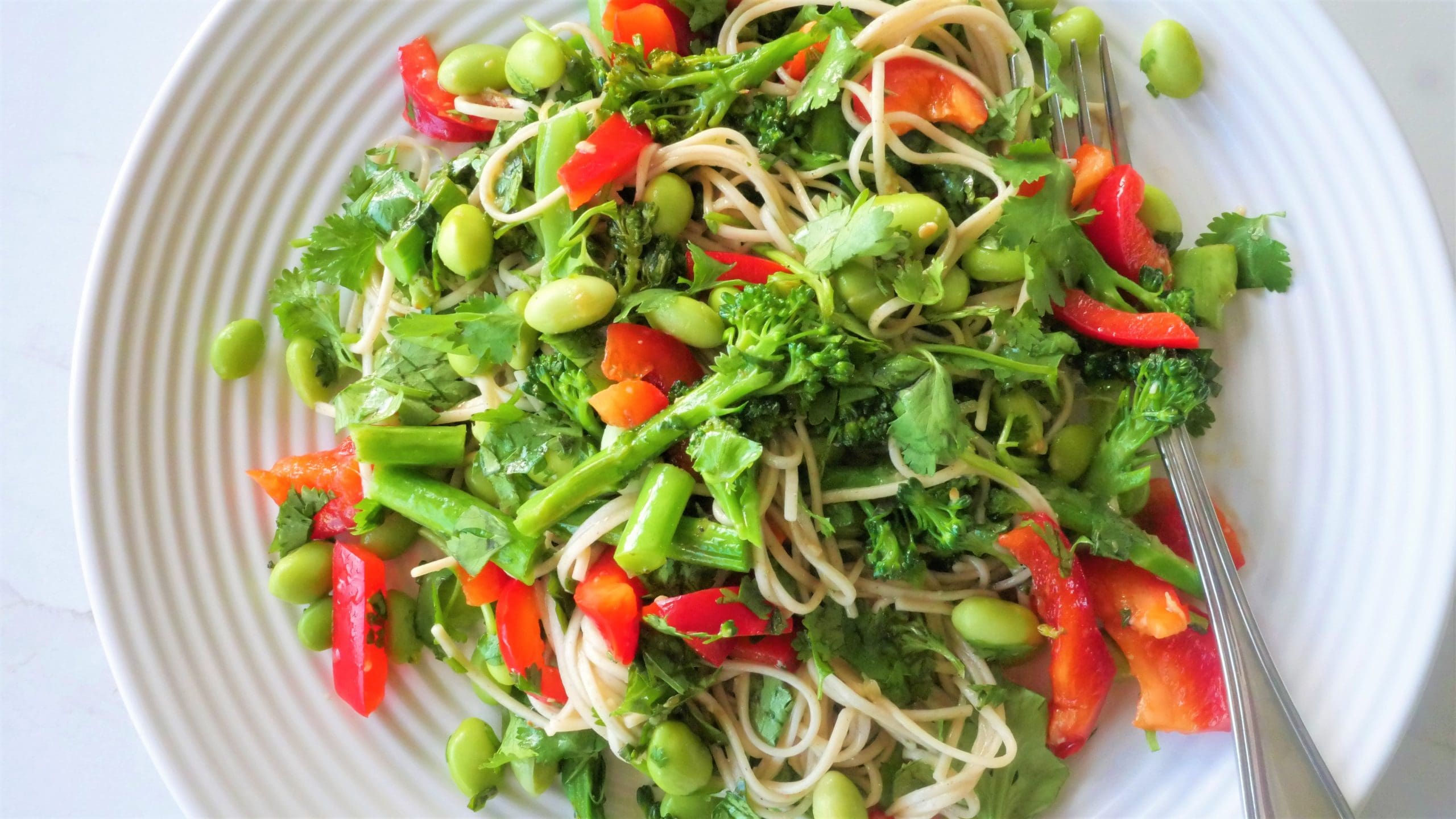 Asian Soba Noodle Salad - Natalie Brady