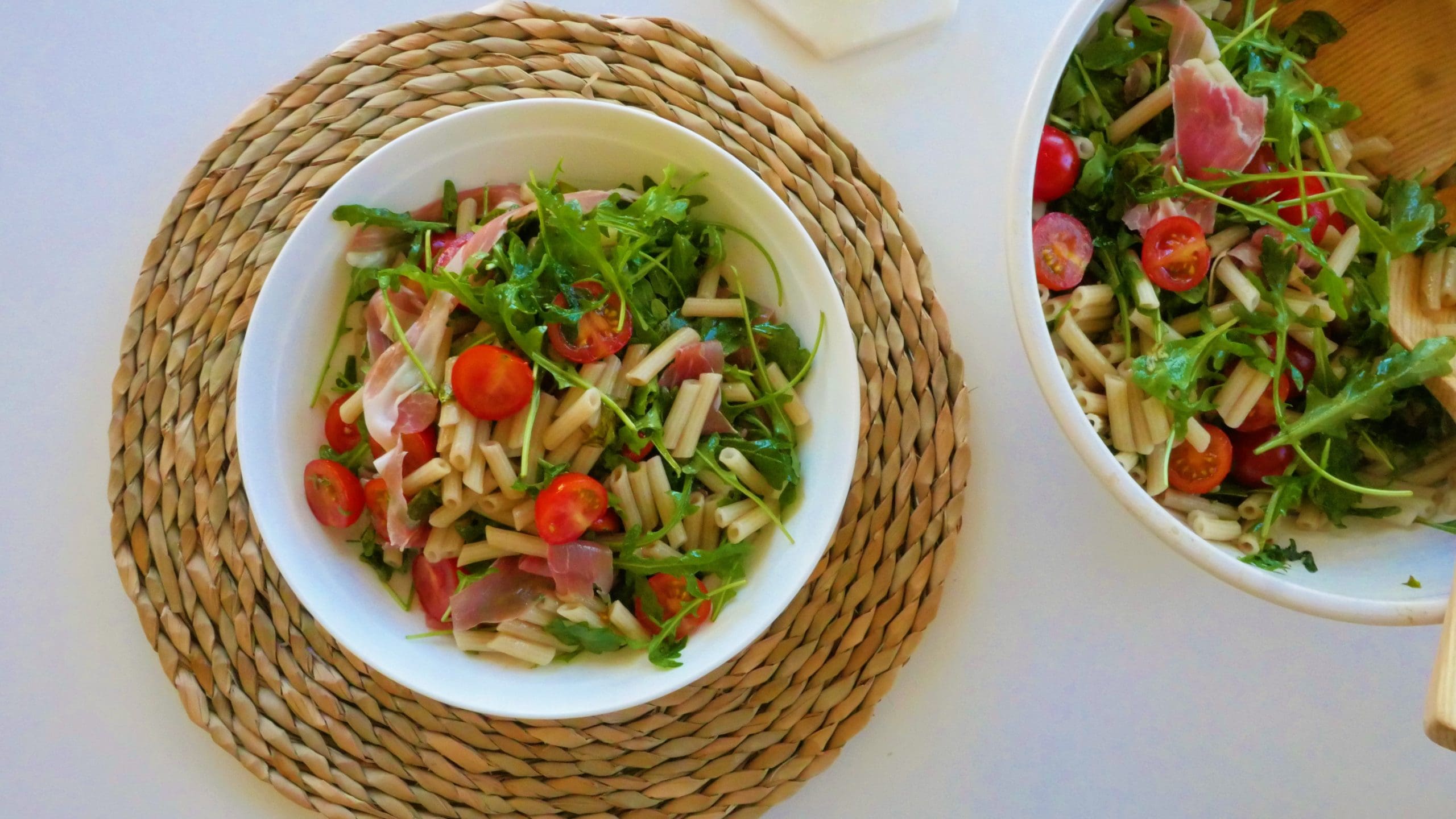 Tomato, Rocket, Prosciutto Pasta - Natalie Brady